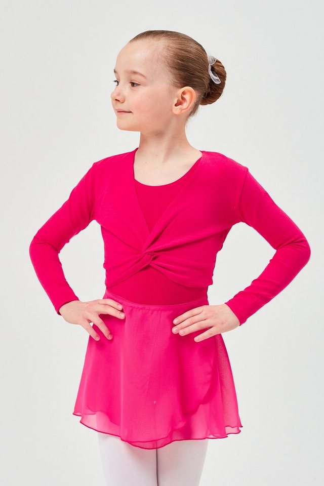 tanzmuster Crop-Top Langarm Ballett Top Mia aus wunderbar weicher Baumwolle Oberteil für Mädchen fürs Kinder Ballett tanzmuster Crop-Top Langarm Ballett Top Mia aus wunderbar weicher Baumwolle Oberteil für Mädchen fürs Kinder Ballett von tanzmuster