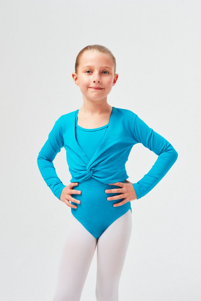 tanzmuster Crop-Top Langarm Ballett Top Mia aus wunderbar weicher Baumwolle Oberteil für Mädchen fürs Kinder Ballett tanzmuster Crop-Top Langarm Ballett Top Mia aus wunderbar weicher Baumwolle Oberteil für Mädchen fürs Kinder Ballett von tanzmuster