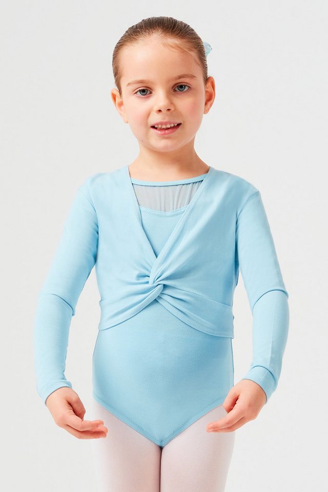 tanzmuster Crop-Top Langarm Ballett Top Mia aus wunderbar weicher Baumwolle Oberteil für Mädchen fürs Kinder Ballett tanzmuster Crop-Top Langarm Ballett Top Mia aus wunderbar weicher Baumwolle Oberteil für Mädchen fürs Kinder Ballett von tanzmuster
