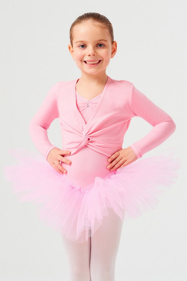 tanzmuster Crop-Top Langarm Ballett Top Mia aus wunderbar weicher Baumwolle Oberteil für Mädchen fürs Kinder Ballett tanzmuster Crop-Top Langarm Ballett Top Mia aus wunderbar weicher Baumwolle Oberteil für Mädchen fürs Kinder Ballett von tanzmuster