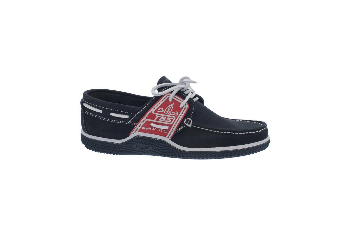 tbs TBS Globek, Navy + Grenadine, Nubukleder, D8R52 Bootsschuh tbs TBS Globek, Navy + Grenadine, Nubukleder, D8R52 Bootsschuh von tbs