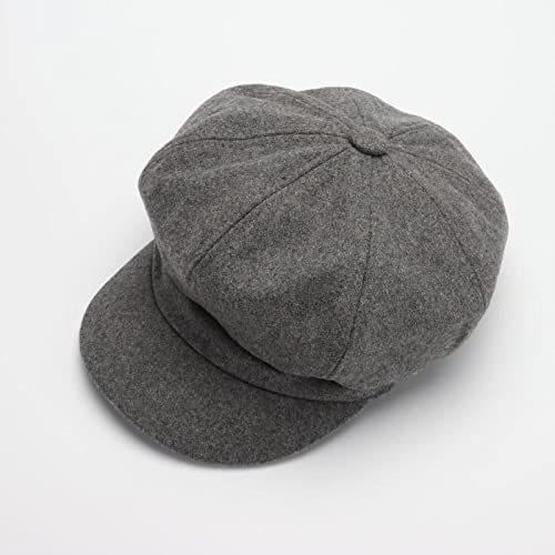 tcax Baskenmütze Damen Herbst-Winter-Hüte Für Frauen, Einfarbig, Achteckig, Ballonmütze, Männer, Damen, Freizeitmütze, Wintermütze, Frauen, Malermütze, Dunkelgrau, 56-58 cm tcax Baskenmütze Damen Herbst-Winter-Hüte Für Frauen, Einfarbig, Achteckig, Ballonmütze, Männer, Damen, Freizeitmütze, Wintermütze, Frauen, Malermütze, Dunkelgrau, 56-58 cm von tcax