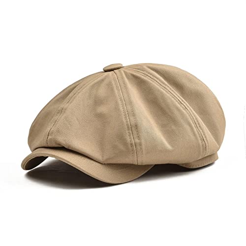 tcax Schiebermütze Herren Big Large Newsboy Cap Herren Twill Baumwolle 8 Panel Hut Baker Boy Caps Gatsby Hut Retro Hüte Boina Baskenmütze Für Männer,Khaki,59Cm tcax Schiebermütze Herren Big Large Newsboy Cap Herren Twill Baumwolle 8 Panel Hut Baker Boy Caps Gatsby Hut Retro Hüte Boina Baskenmütze Für Männer,Khaki,59Cm von tcax