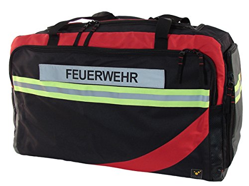tee-uu RAGBAG PRO Bekleidungstasche (Verschiedene Varianten) (inkl. Reflexstreifen Feuerwehr) von tee-uu