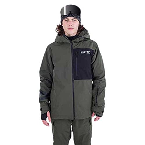 thread collective inc. Herren Outlaw Snowboard Jacket Jacke, Cargo Khaki, L thread collective inc. Herren Outlaw Snowboard Jacket Jacke, Cargo Khaki, L von Hurley