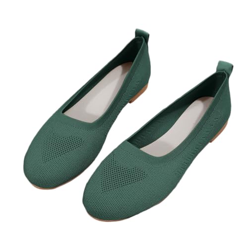 ticticlily Damen Ballerina Slip On rutschfest Sneaker Flach Bequem Schuhe Sommer Elegant Sportlich Flat Shoes for Women A Dunkelgrün 39 EU ticticlily Damen Ballerina Slip On rutschfest Sneaker Flach Bequem Schuhe Sommer Elegant Sportlich Flat Shoes for Women A Dunkelgrün 39 EU von ticticlily