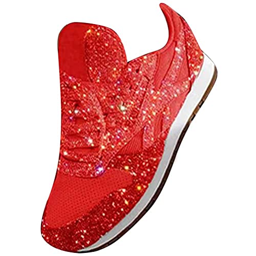 ticticlily Damen Fitness Laufschuhe Atmungsaktive laufende Turnschuhe Sportschuhe Schnüren Hallenschuhe Running Sneaker Rot 39 EU ticticlily Damen Fitness Laufschuhe Atmungsaktive laufende Turnschuhe Sportschuhe Schnüren Hallenschuhe Running Sneaker Rot 39 EU von ticticlily