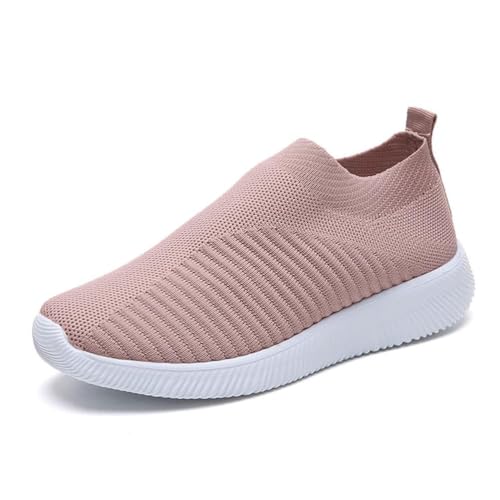 ticticlily Damen Mesh Slip On Sneakers Walking Outdoor Gym Bequem Leichte Atmungsaktiv Freizeitschuhe Sportschuhe A Rosa 38 EU ticticlily Damen Mesh Slip On Sneakers Walking Outdoor Gym Bequem Leichte Atmungsaktiv Freizeitschuhe Sportschuhe A Rosa 38 EU von ticticlily