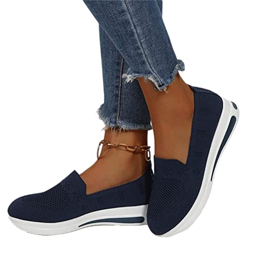 ticticlily Damen Mesh Slip On Sneakers Walking Outdoor Gym Bequem Leichte Atmungsaktiv Freizeitschuhe Sportschuhe B Marine 38 EU ticticlily Damen Mesh Slip On Sneakers Walking Outdoor Gym Bequem Leichte Atmungsaktiv Freizeitschuhe Sportschuhe B Marine 38 EU von ticticlily
