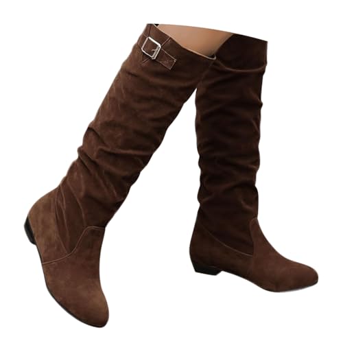 ticticlily Damen Schlupfstiefel Warm Gefüttert mit Blockabsatz I Dunkelbraun 36 EU ticticlily Damen Schlupfstiefel Warm Gefüttert mit Blockabsatz I Dunkelbraun 36 EU von ticticlily