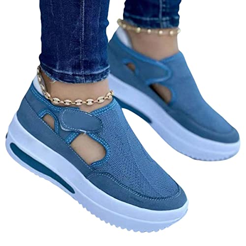 ticticlily Damen Sneakers Atmungsaktiv Plateau Turnschuhe Leicht Laufschuhe Sportschuhe Freizeitschuhe A Blau 36 EU ticticlily Damen Sneakers Atmungsaktiv Plateau Turnschuhe Leicht Laufschuhe Sportschuhe Freizeitschuhe A Blau 36 EU von ticticlily