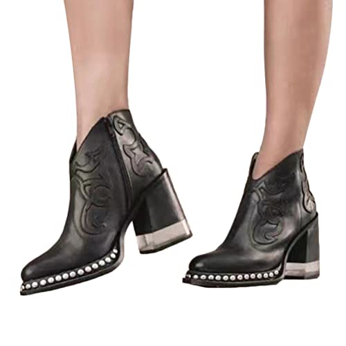 ticticlily Damen Stiefel Warm Winterschuhe Reitstiefel Winterboots für Damen Seitlicher Reißverschluss Outdoor rutschfest Trekking Schwarz 39 EU ticticlily Damen Stiefel Warm Winterschuhe Reitstiefel Winterboots für Damen Seitlicher Reißverschluss Outdoor rutschfest Trekking Schwarz 39 EU von ticticlily
