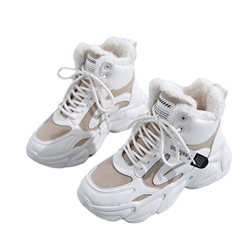ticticlily Damen Winterschuhe Warm Gefütterte Winterschuhe rutschfeste Stiefeletten Kurzschaft Stiefel Winter Outdoor Boot Schneestiefel A Fleece Khaki 36 EU ticticlily Damen Winterschuhe Warm Gefütterte Winterschuhe rutschfeste Stiefeletten Kurzschaft Stiefel Winter Outdoor Boot Schneestiefel A Fleece Khaki 36 EU von ticticlily
