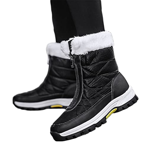 ticticlily Damen Winterstiefel Winterschuhe Warm Gefüttert Winter Boots Schneestiefel rutschfeste Wanderschuhe A Schwarz 38 EU ticticlily Damen Winterstiefel Winterschuhe Warm Gefüttert Winter Boots Schneestiefel rutschfeste Wanderschuhe A Schwarz 38 EU von ticticlily