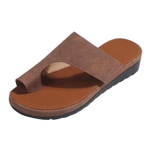 ticticlily Damen Zehentrenner Modische Pantoletten Frauen Schuhe mit Gummi Sohle B Khaki 35 EU ticticlily Damen Zehentrenner Modische Pantoletten Frauen Schuhe mit Gummi Sohle B Khaki 35 EU von ticticlily