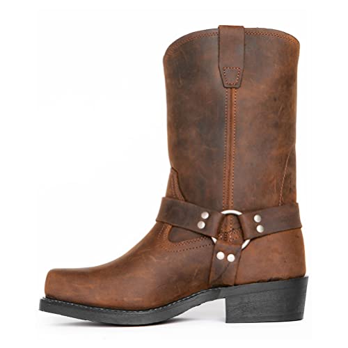 ticticlily Herren Western Cowboy Motorrad Stiefeletten Reiterstiefel Spitze Kurzschaft Boots Vintage Combat boots Motorradstiefel Biker Boots Modische Ankle Boots mit Blockabsat B Braun 39 EU ticticlily Herren Western Cowboy Motorrad Stiefeletten Reiterstiefel Spitze Kurzschaft Boots Vintage Combat boots Motorradstiefel Biker Boots Modische Ankle Boots mit Blockabsat B Braun 39 EU von ticticlily