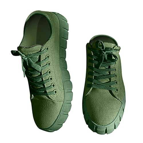 ticticlily Schuhe Damen Sommer Schnürhalbschuhe rutschfeste Damenschuhe Stoffschuhe Low Sneaker Freizeit Flache Sportschuhe Canvas Sneaker Bequem Turnschuhe Sommerschuhe A Grün 40 EU ticticlily Schuhe Damen Sommer Schnürhalbschuhe rutschfeste Damenschuhe Stoffschuhe Low Sneaker Freizeit Flache Sportschuhe Canvas Sneaker Bequem Turnschuhe Sommerschuhe A Grün 40 EU von ticticlily