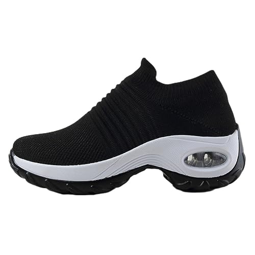 ticticlily Slip on Sneakers Damen Memory Foam Turnschuhe Sportschuhe Bequeme Schlupfschuhe Plattform A Schwarz 1 38 ticticlily Slip on Sneakers Damen Memory Foam Turnschuhe Sportschuhe Bequeme Schlupfschuhe Plattform A Schwarz 1 38 von ticticlily