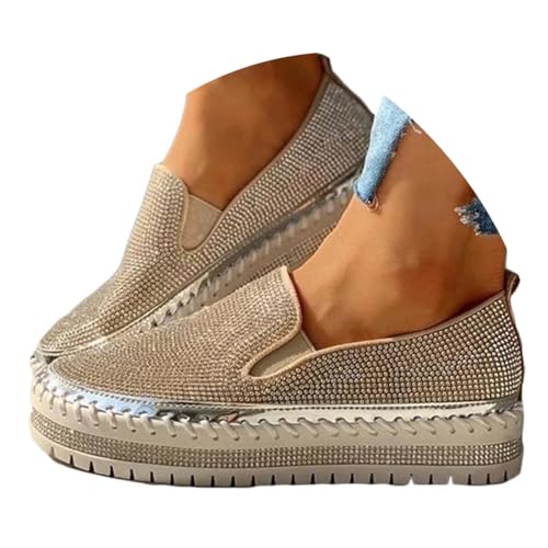 ticticlily Sneakers Damen Pailletten Flache Low Sneaker Atmungsaktiv Strass Glitzer Turnschuhe Outdoor Sportschuhe Laufschuhe C Silber 40 EU ticticlily Sneakers Damen Pailletten Flache Low Sneaker Atmungsaktiv Strass Glitzer Turnschuhe Outdoor Sportschuhe Laufschuhe C Silber 40 EU von ticticlily