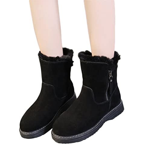 ticticlily Stiefel Damen Warm Gefüttert Stiefel Boots Schneestiefel rutschfest Wanderschuhe Winter Kurzschaft Stiefel A Schwarz 38 EU ticticlily Stiefel Damen Warm Gefüttert Stiefel Boots Schneestiefel rutschfest Wanderschuhe Winter Kurzschaft Stiefel A Schwarz 38 EU von ticticlily