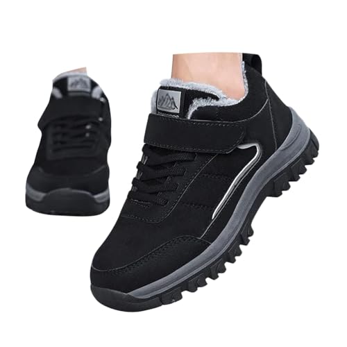 ticticlily Unisex Winterschuhe Damen Herren Warm Gefüttert Sneaker Leicht Winterstiefel Wildleder Winter Kurzschaft Stiefel Schneestiefel rutschfest C Schwarz 38 EU ticticlily Unisex Winterschuhe Damen Herren Warm Gefüttert Sneaker Leicht Winterstiefel Wildleder Winter Kurzschaft Stiefel Schneestiefel rutschfest C Schwarz 38 EU von ticticlily