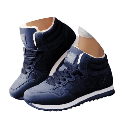 ticticlily Winterschuhe Damen Herren Warm Gefüttert Sneaker Winterschuhe Winter Schneestiefel Outdoor Boots Wanderstiefel Stiefel Unisex B Dunkelblau 41 EU ticticlily Winterschuhe Damen Herren Warm Gefüttert Sneaker Winterschuhe Winter Schneestiefel Outdoor Boots Wanderstiefel Stiefel Unisex B Dunkelblau 41 EU von ticticlily