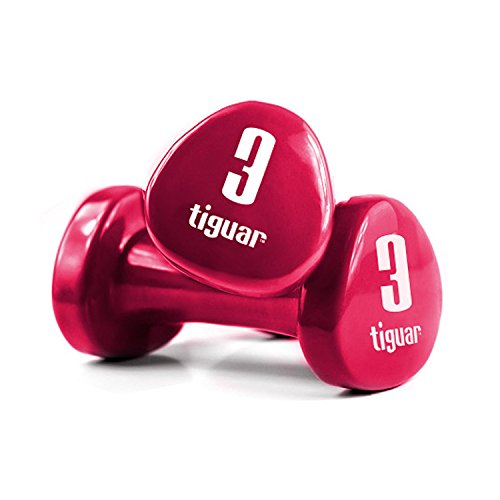 Tiguar Kurzhanteln 2x 3.0 kg rasberry Gewichte Bodyshape Krafttraining Workout Tiguar Kurzhanteln 2x 3.0 kg rasberry Gewichte Bodyshape Krafttraining Workout von tiguar