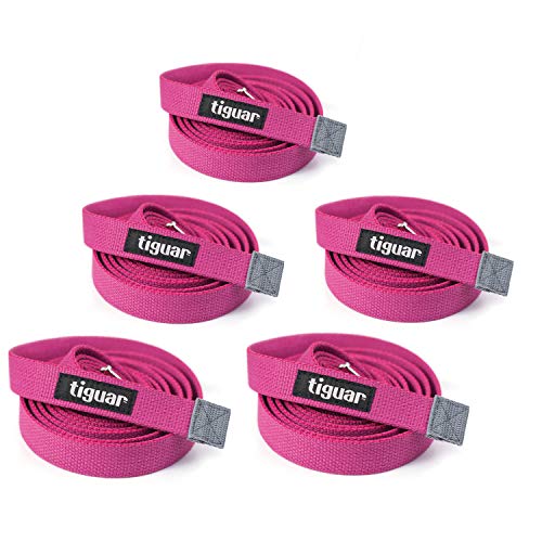 Tiguar Yoga Gurt, 3.0 Meter, 5er Pack lila Yoga Tiguar Yoga Gurt, 3.0 Meter, 5er Pack lila Yoga von tiguar