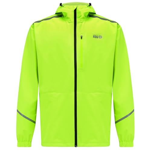 time to run Wasserdichte Laufjacke Mit Taschen für Herren - Leichte Winddichte Atmungsaktiv - Ideal für Übung und Jogging XL Limonengrün time to run Wasserdichte Laufjacke Mit Taschen für Herren - Leichte Winddichte Atmungsaktiv - Ideal für Übung und Jogging XL Limonengrün von time to run