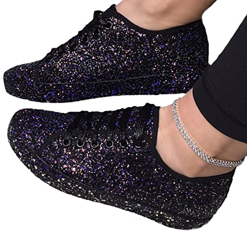 tinbarry Damen Pailletten Sneaker Frauen Glitzer Sneaker Slip On Sportschuhe Laufschuhe Damen Schuhe Canvas Walkingschuhe Freizeitschuhe tinbarry Damen Pailletten Sneaker Frauen Glitzer Sneaker Slip On Sportschuhe Laufschuhe Damen Schuhe Canvas Walkingschuhe Freizeitschuhe von tinbarry