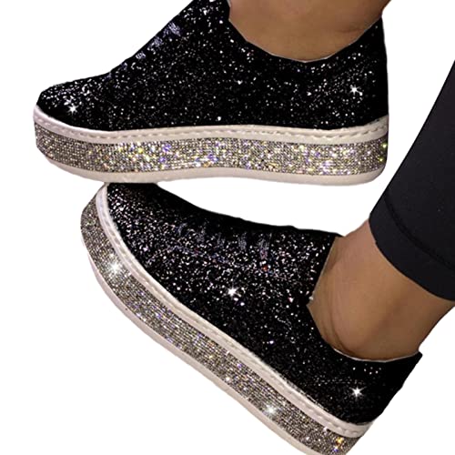 tinbarry Damen Pailletten Sneaker Frauen Glitzer Sneaker Slip On Sportschuhe Laufschuhe Damen Schuhe Canvas Walkingschuhe Freizeitschuhe tinbarry Damen Pailletten Sneaker Frauen Glitzer Sneaker Slip On Sportschuhe Laufschuhe Damen Schuhe Canvas Walkingschuhe Freizeitschuhe von tinbarry
