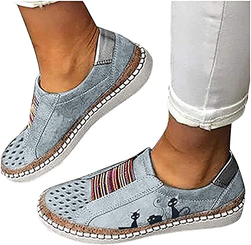 tinetill Sommerschuhe Damen Sneakers Flache Einzelschuhe Low Mesh Sneaker Atmungsaktiv Turnschuhe Outdoor Sportschuhe Schuhe mit Katzen Print Laufschuhe tinetill Sommerschuhe Damen Sneakers Flache Einzelschuhe Low Mesh Sneaker Atmungsaktiv Turnschuhe Outdoor Sportschuhe Schuhe mit Katzen Print Laufschuhe von tinetill