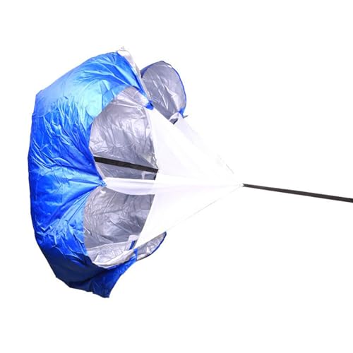 tixoacke Fallschirme für Laufgeschwindigkeitstraining, Fallschirme, Widerstands-Regenschirme, verstellbarer Riemen, Fitness, Krafttraining von tixoacke