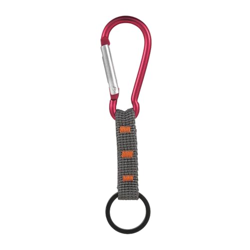 tooloflife Rot Schlüsselanhänger mit D-förmigem Karabinerhaken, Camping, Mini-Karabiner, robuster Bergsteiger-Schlüsselanhänger für Outdoor-Aktivitäten tooloflife Rot Schlüsselanhänger mit D-förmigem Karabinerhaken, Camping, Mini-Karabiner, robuster Bergsteiger-Schlüsselanhänger für Outdoor-Aktivitäten von tooloflife