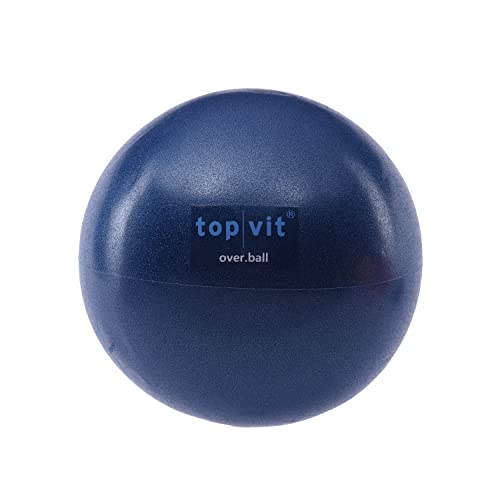 top | vit® Overball Soft - Gymnastikball, klein, weich, aufblasbar - Weicher Physio Ball für viele Übungen, Ø 26 cm (royal) von top | vit