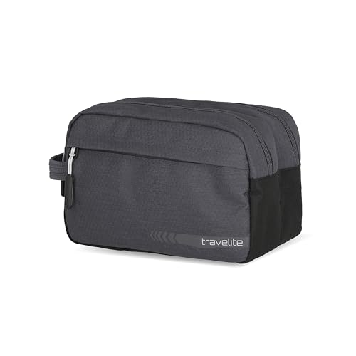 travelite Handgepäck Kosmetiktasche, Gepäck Serie Kick Off: Praktische Kulturtasche für Urlaub und Sport, 26 cm, 5 Liter von Travelite