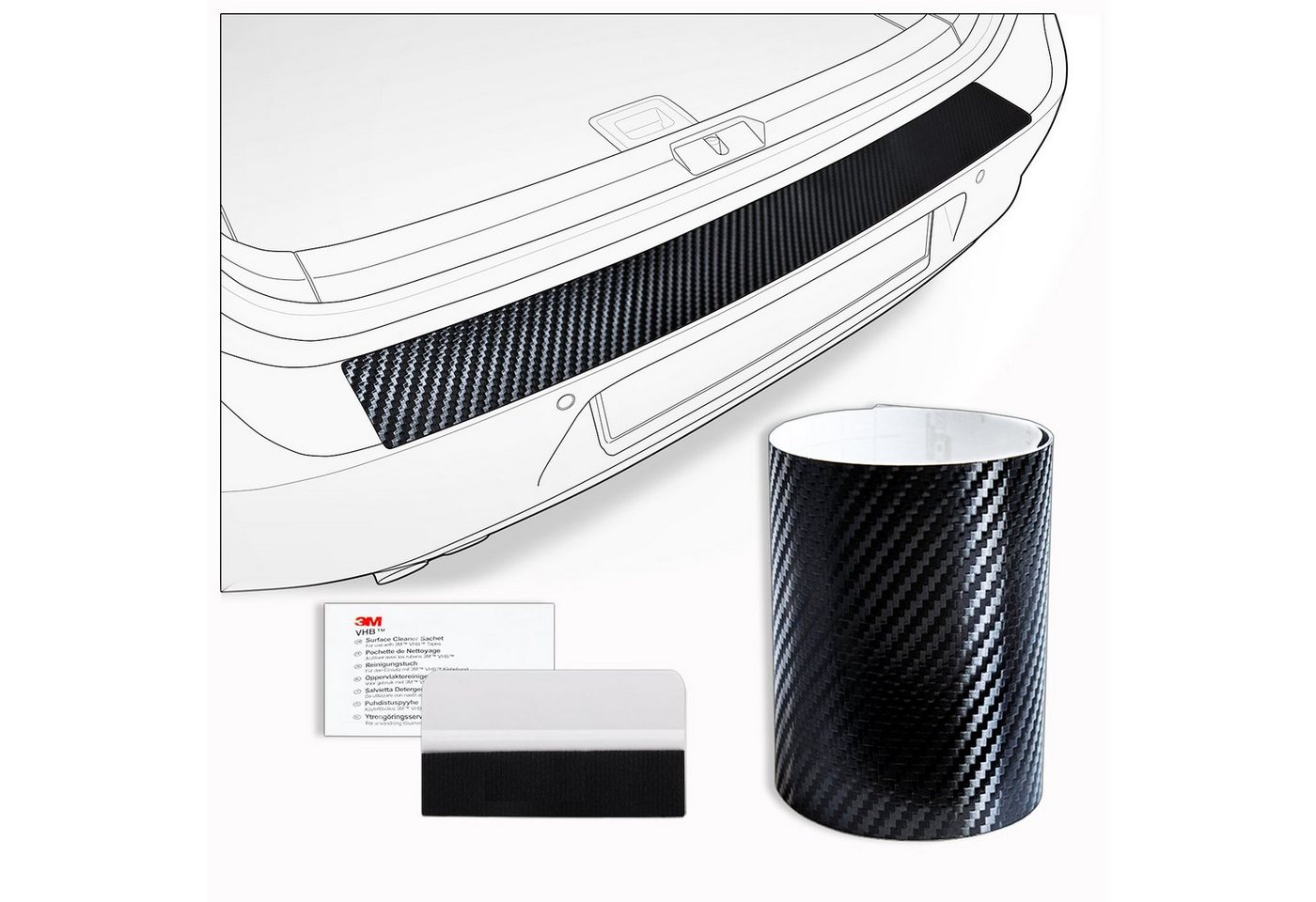 tuning-art Ladekantenschutzfolie FL209 Folie passgenau für Opel Astra L ST ab Bj. 2022- tuning-art Ladekantenschutzfolie FL209 Folie passgenau für Opel Astra L ST ab Bj. 2022- von tuning-art