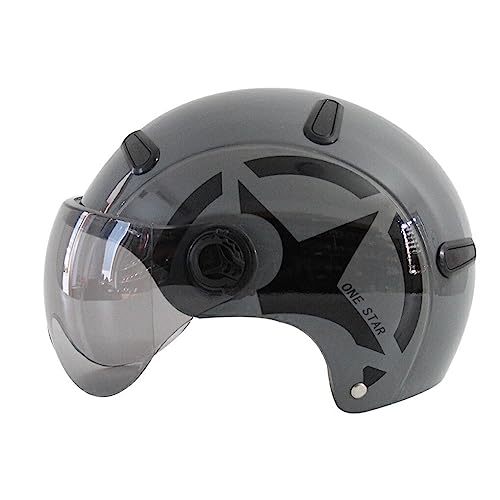 tuwiwol Die perfekte Lösung für den Kopfschutz: Unser mobiler Helm ist fest befestigt und verformt sich nicht. Sowohl Männer als auch Frauen können ihn verwenden, dunkelgrau von tuwiwol