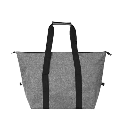 tuwiwol Multifunktionale Faltbare Picknicktasche, tragbar und langlebig für einfache Reinigung und breite Anwendung, Faltbare Kühltasche aus Stoff, grau klein von tuwiwol