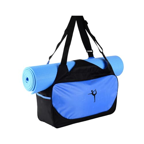 tuwiwol Praktische Yoga Sporttaschen, Geschenke für Fitness Enthusiasten, große Kapazität, Yogamatten Tasche, Sporttasche, breite Anwendung, Himmelblau von tuwiwol