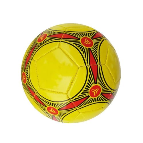 tuwiwol Soccer Ball Pro, zuverlässige Luftspeicherung für maximale Leistung, professionelle Fußballbälle, Trainingsfußballgröße, Gelb von tuwiwol