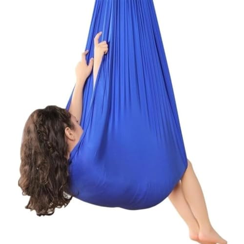 Aerial Yogatuch, Yogatuch Zum Aufhängen, Yoga Hängematte Set Aerial, Aerial Yogatuch, Yogatuch Zum Aufhängen, Aerial Yoga Hammock Swing Mit Verlängerungsgurten, Hängematte Hängesessel Drinnen(Blue,280 von tylxayoxa