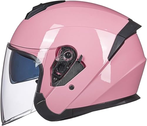 Offener Integralhelm, Modulare Motorradhelme for Unisex-Erwachsene, Streetbike, Cruiser, Roller, DOT-zugelassen(C,M(55~57CM)) von tylxayoxa