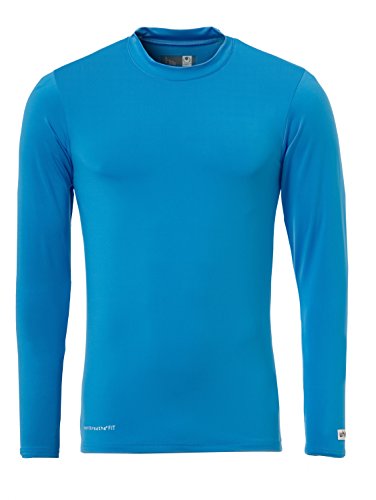 Uhlsport Kinder Distinction Colors Baselayer Shirt, Cyan, 164 von uhlsport