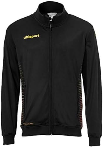 Uhlsport Kinder Score Track Jacke, schwarz/Fluo gelb, 128 von uhlsport