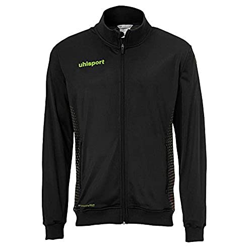 Uhlsport Kinder Score Track Jacke, schwarz/Fluo grün, 164 von uhlsport