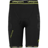 uhlsport Bionikframe ungepolsterte Torwart-Tights Herren schwarz/fluo gelb S von uhlsport