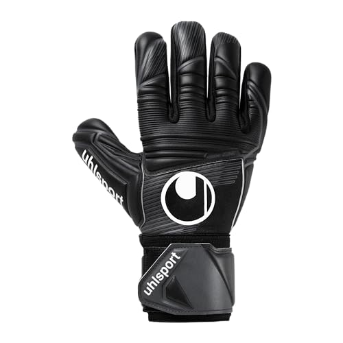 uhlsport Comfort Absolutgrip HN, Kinder und Erwachsene Torwarthandschuhe, Schwarz, 10.5 - von uhlsport