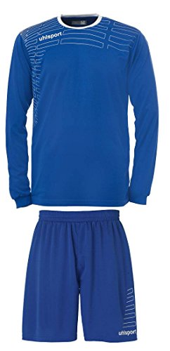 uhlsport Damen Match (Hemd&Shorts) Ls Team Kit, blau (azurblau/Weiß), M von uhlsport