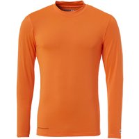 uhlsport Distinction langarm Funktionsshirt fluo orange 128 von uhlsport